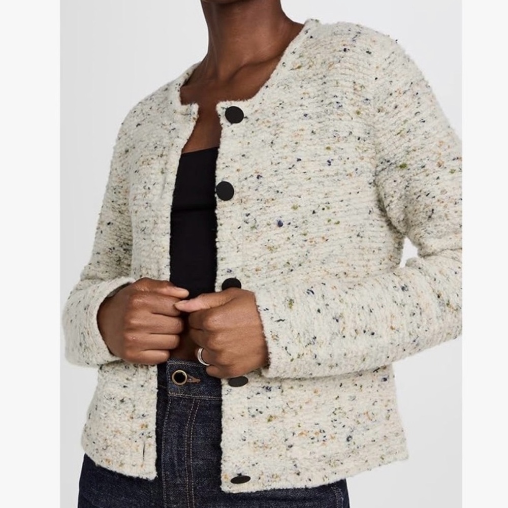 NWT Theory Cream Tweed Jacket